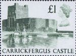 High Value Definitives £1 Stamp (1988) Carrickfergus Castle