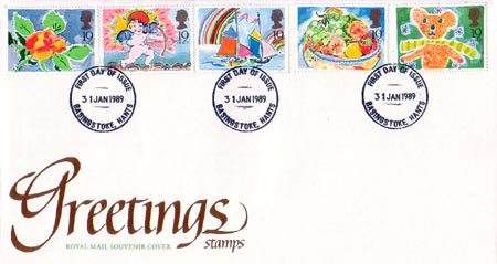 Greetings Booklet Stamps 1989