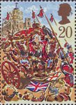 Lord Mayor's Show, London 20p Stamp (1989) Lord Mayor's Coach