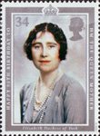 90th Birthday of Queen Elizabeth the Queen Mother 34p Stamp (1990) Elizabeth, Duchess of York