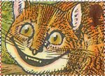 Greetings Booklet Stamps. 'Smiles' 20p Stamp (1990) Cheshire Cat