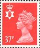 Regional Definitive - Northern Ireland 37p Stamp (1990) Rosine