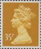 Definitive 35p Stamp (1991) Yellow