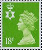 Regional Definitive - Northern Ireland 18p Stamp (1991) Bright Green