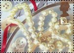 Greetings - Memories 1st Stamp (1992) Pearl Necklace