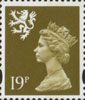 Regional Definitive - Scotland 19p Stamp (1993) Bistre