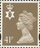 Regional Definitive - Northern Ireland 41p Stamp (1993) Grey-Brown
