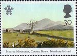 25th Anniversary of Investiture of the Prince of Wales 30p Stamp (1994) Mourne Mountains, County Down, Northern Ireland