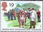 The Four Seasons. Summertime Events 19p Stamp (1994) Royal Welsh Show, Llanelwedd