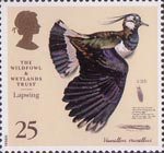 The Wildfowl and Wetlands Trust 25p Stamp (1996) Lapwing