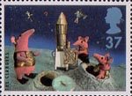 Big Stars from the Small Screen - Children's TV Characters 37p Stamp (1996) The Clangers