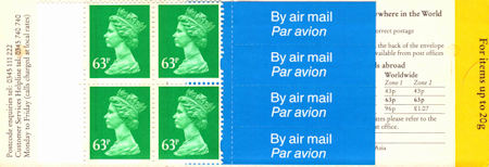 GB Booklets from Collect GB Stamps