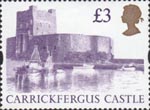 High Value Definitives £3 Stamp (1997) Carrickfergus Castle