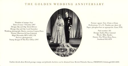  The Golden Wedding Anniversary 1947-1997 - (1997)  The Golden Wedding Anniversary 1947-1997