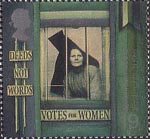 Citizens Tale 19p Stamp (1999) Suffragette behind Prison Window ('Equal Rights for Women')