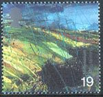 19p, Upland Landscape (Strip Farming) from Farmers Tale (1999)