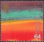 Artists Tale 64p Stamp (1999) New Worlds (Sir Howard Hodgkin)