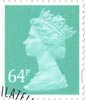 Definitive 64p Stamp (1999) Sea Green