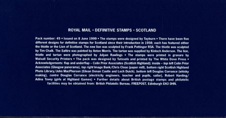 Regional Definitive - Scotland (1999)