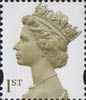 New Millennium Definitive 1st Stamp (2000) Olive-Brown