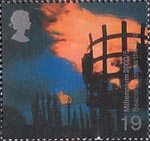 Millennium Projects (2nd Series). 'Fire and Light' 19p Stamp (2000) Milennium Beacon (Beacons across the Land)