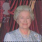 Queen Elizabeth the Queen Mother's 100th Birthday 27p Stamp (2000) Queen Elizabeth II