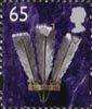 Regional Definitive - Wales 65p Stamp (2000) Prince of Wales Feathers