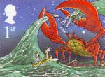 Rudyard Kiplings Just So Stories 1st Stamp (2002) The Crab that played with the Sea