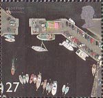 British Coastlines 27p Stamp (2002) Padstow Harbour, Cornwall