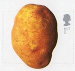 Fun Fruit and Veg 1st Stamp (2003) Potato