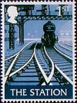 Pub Signs 1st Stamp (2003) 'The Station' (Andrew Davidson)