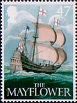 Pub Signs 47p Stamp (2003) 'The Mayflower' (Ralph Ellis)