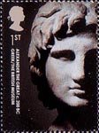 British Museum 1st Stamp (2003) Alexander the Great, Greek c. 200BC