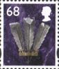Regional Definitive - Wales 68p Stamp (2003) Prince of Wales Feathers