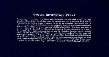 Regional Definitive - Scotland (2003)