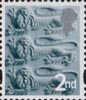 Regional Definitive - England 2nd Stamp (2003) Slate Green