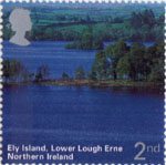 A British Journey - Northern Ireland 2nd Stamp (2004) Ely Island, Lower Lough Erne