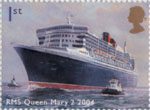 Ocean Liners 1st Stamp (2004) 'RMS Queen Mary 2,2004' (Edward D. Walker)