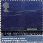 A British Journey - Wales 2nd Stamp (2004) Barmouth Bridge