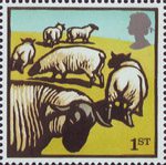 Farm Animals 1st Stamp (2005) Suffolk Sheep