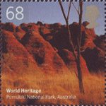 World Heritage Sites 68p Stamp (2005) Purnululu National Park, Australia