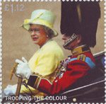 Trooping the Colour £1.12 Stamp (2005) Queen and Duke of Edinburgh in Carriage, 2004