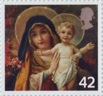 42p, 'The Virgin mary with Infant Christ' from Christmas 2005 (2005)