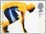 London's Successful Bid for Olympic Games, 2012 1st Stamp (2005) Athletics