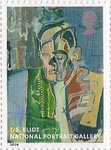 National Portrait Gallery 1st Stamp (2006) Thomas Stearns Eliot by Patrick Heron