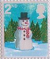 Christmas 2006 2nd Stamp (2006) Snowman