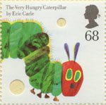 Animal Tales 68p Stamp (2006) The Very Hungry Caterpillar by Eric Carle