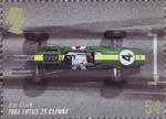 Grand Prix 54p Stamp (2007) Jim Clark in 1963 Lotus 25 Climax