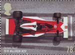 Grand Prix 78p Stamp (2007) James Hunt in 1976 Mclaren M23