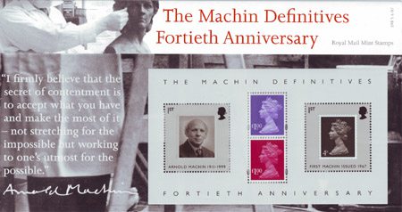 The Machin Definitives Fourtieth Anniversary - (2007) The Machin Definitives Fourtieth Anniversary
